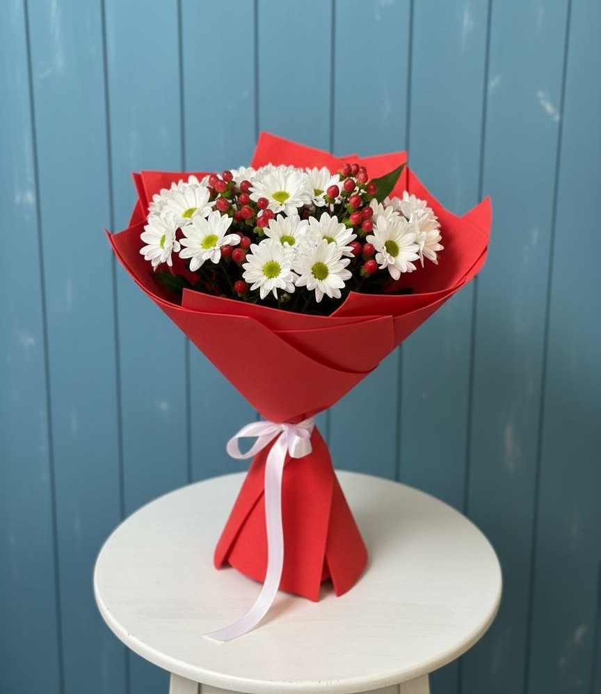 Букет цветов из: Хризантемы в Оричах