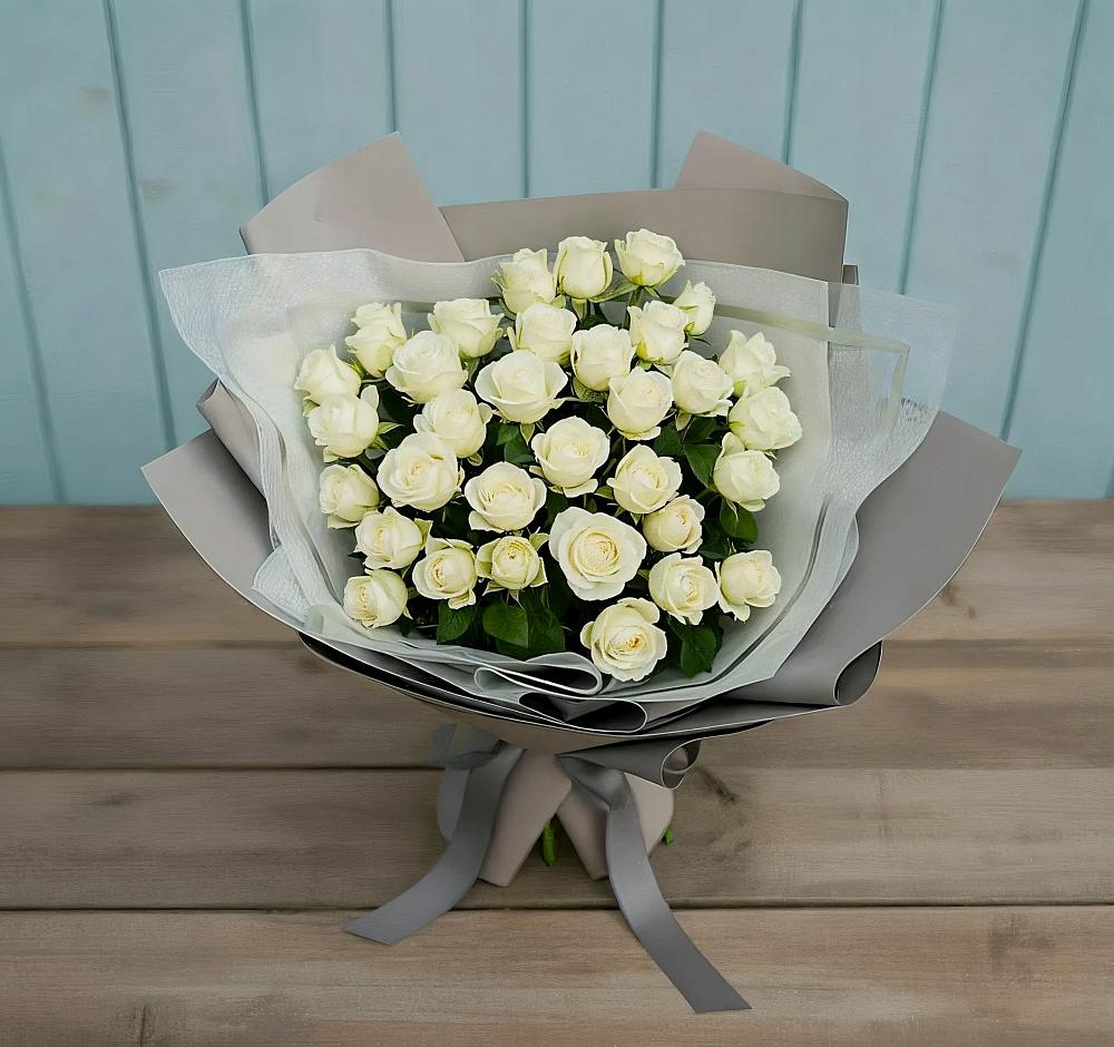 Букет Белоснежная нежность в Оричах