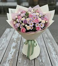Букет цветов из:  Розы и Хризантемы в Оричах