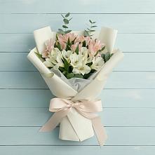 Букет цветов из:  Альстромерии #REPLACE_PRED# Оричах