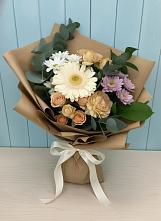 Букет цветов из:  Герберы и Хризантемы в Оричах