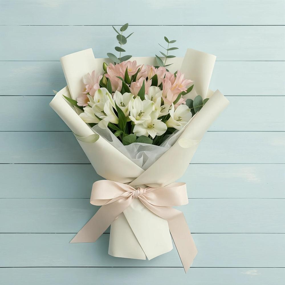 Букет цветов из: Альстромерии в Оричах