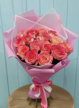 Букет 15 Розовых роз Равель в Оричах