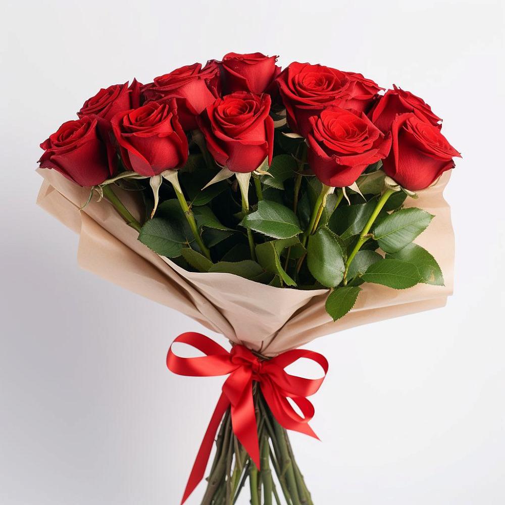 Букет 11 Красных роз Эдлесс Лав в Оричах