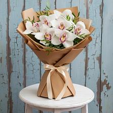 Букет цветов из:  Орхидеи и Розы в Оричах