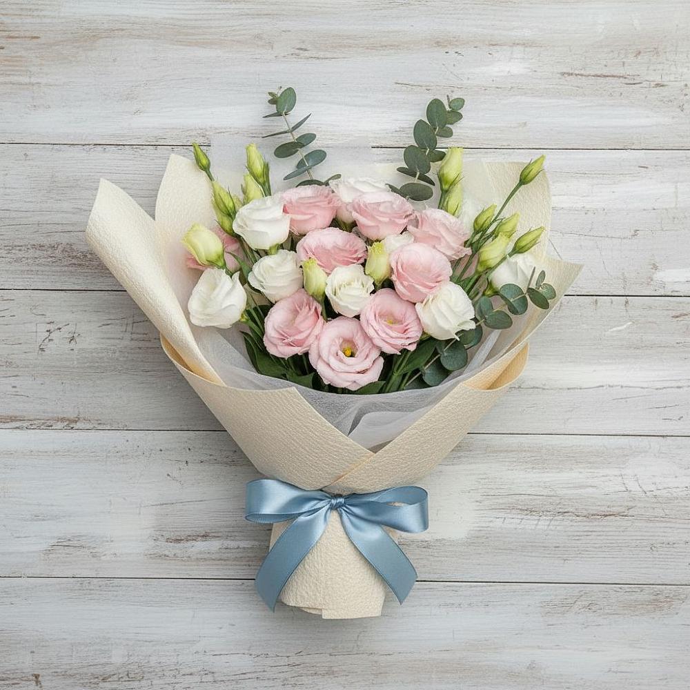 Букет цветов из: Лизиантусы в Оричах